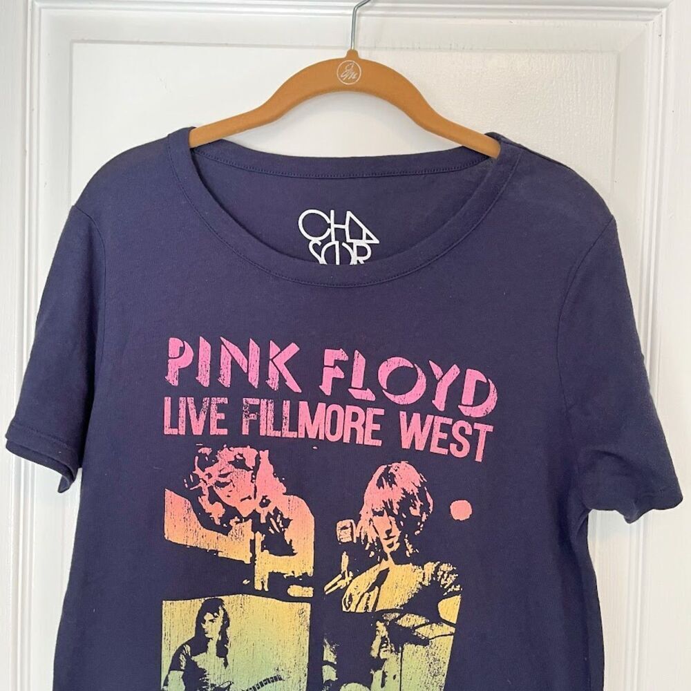 Chaser NWT Pink Floyd Live Fillmore West Crew Short Sleeve 100% Cotton T Shirt - Picture 4 of 9